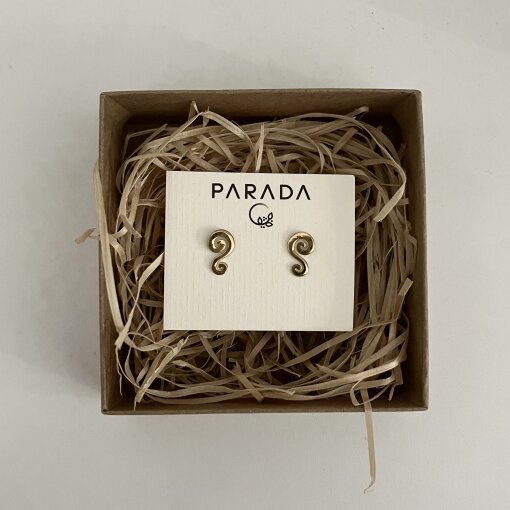 náušnice Spirálky